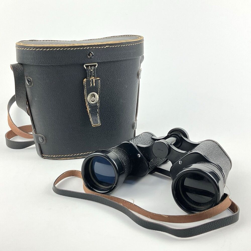 Vintage Nikon Wuest 8x40 Wide Angle Binoculars JB-193 Japan w/ Original Case